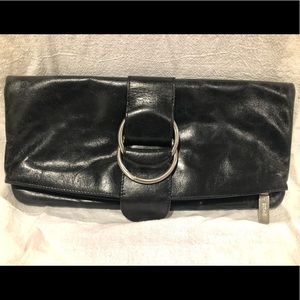🔥HOT🔥HOBO black leather clutch purse